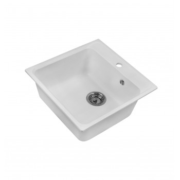 LEX Maury 510 White - Мраморная кухонная мойка LEX Maury 510 White - Мраморная кухонная мойка
