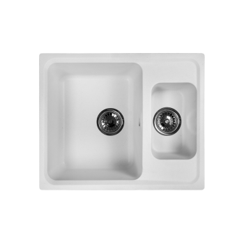 LEX Zurich 590 White - Мраморная кухонная мойка LEX Zurich 590 White - Мраморная кухонная мойка