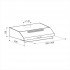 LEX Simple 2M 600 White - Вытяжка кухонная плоская LEX Simple 2M 600 White - Вытяжка кухонная плоская