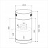 LEX Tubo Isola 350 Inox - Вытяжка кухонная островная LEX Tubo Isola 350 Inox - Вытяжка кухонная островная