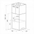 LEX Tubo Quattro Isola 350 Inox - Вытяжка кухонная островная LEX Tubo Quattro Isola 350 Inox - Вытяжка кухонная островная