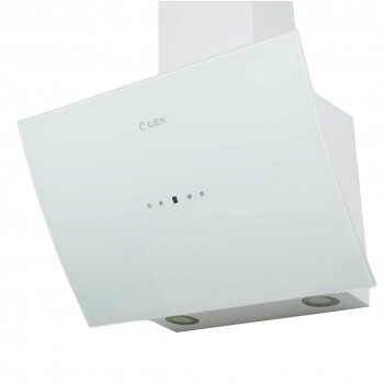 LEX Plaza 600 White - Вытяжка кухонная наклонная LEX Plaza 600 White - Вытяжка кухонная наклонная