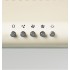 LEX Simple 600 Ivory Light (Белый Антик) - Вытяжка кухонная плоская LEX Simple 600 Ivory Light (Белый Антик) - Вытяжка кухонная плоская