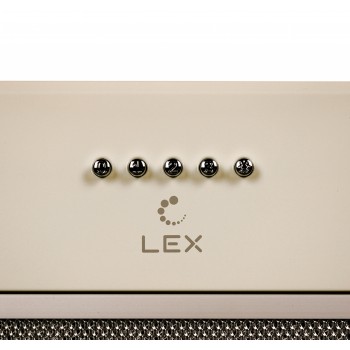 LEX GS BLOC P 600 Ivory Light Белый антик - Вытяжка кухонная встраиваемая LEX GS BLOC P 600 Ivory Light Белый антик - Вытяжка кухонная встраиваемая