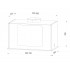 LEX GS BLOC G 600 White - Вытяжка кухонная встраиваемая LEX GS BLOC G 600 White - Вытяжка кухонная встраиваемая
