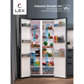 LEX LSB520DgID - Холодильник двухкамерный отдельностоящий LEX LSB520DgID - Холодильник двухкамерный отдельностоящий