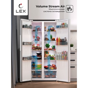 LEX LSB520WID - Холодильник двухкамерный отдельностоящий LEX LSB520WID - Холодильник двухкамерный отдельностоящий