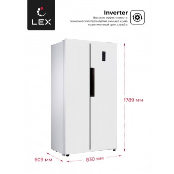 LEX LSB520WID - Холодильник двухкамерный отдельностоящий LEX LSB520WID - Холодильник двухкамерный отдельностоящий