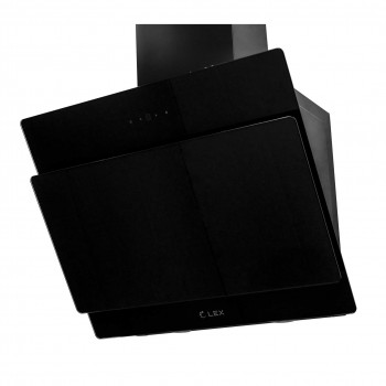LEX Glass 600 Black - Наклонная кухонная вытяжка LEX Glass 600 Black - Наклонная кухонная вытяжка