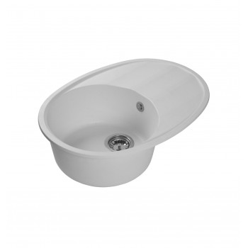 LEX Laguna 680 White - Мраморная кухонная мойка LEX Laguna 680 White - Мраморная кухонная мойка
